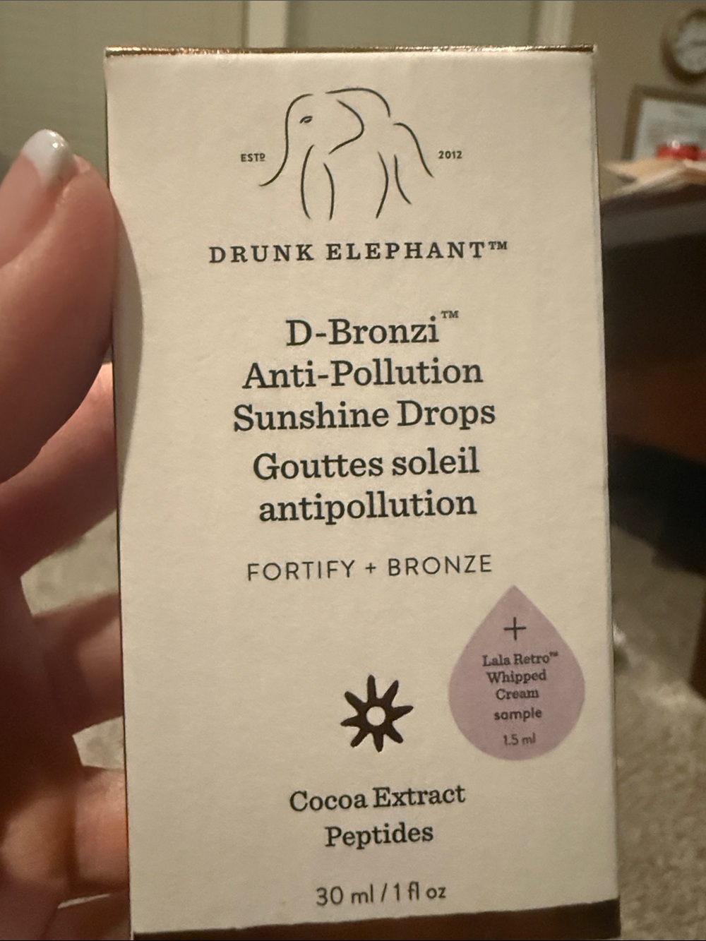 NEW, Drunk Elephant D-Bronzi Anti-Pollution Sunshine Drops
